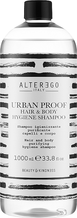 Шампунь для волосся та тіла - Alter Ego Urban Proof Hair & Body Purifying Hygiene Shampoo — фото N2