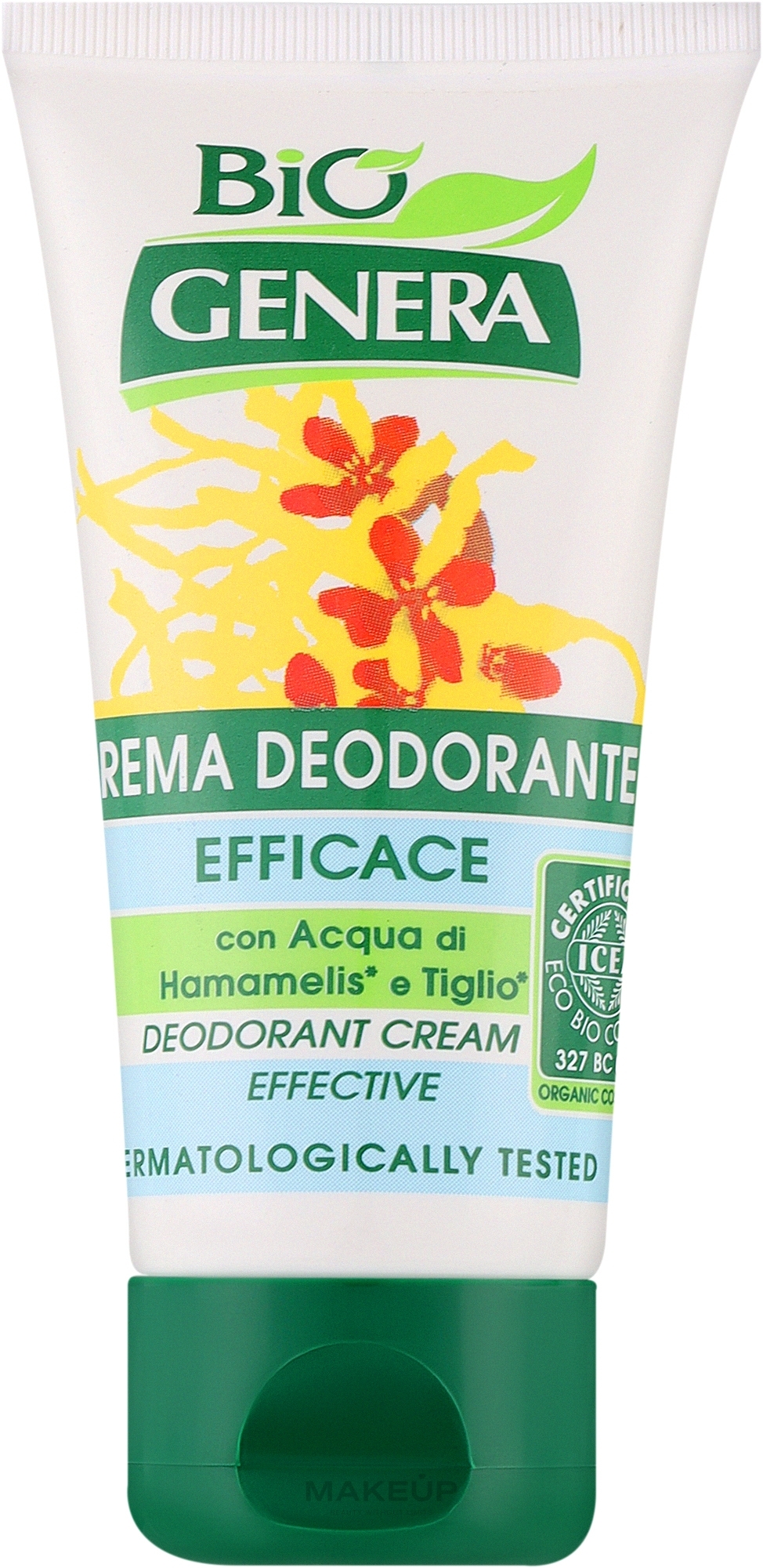 Крем-дезодорант для тіла з гамамелісом - Genera Bio Body Cream Deodorant — фото 50ml