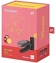 Духи, Парфюмерия, косметика Вибратор для пар, черный - Satisfyer Double Fun Partner Vibrator