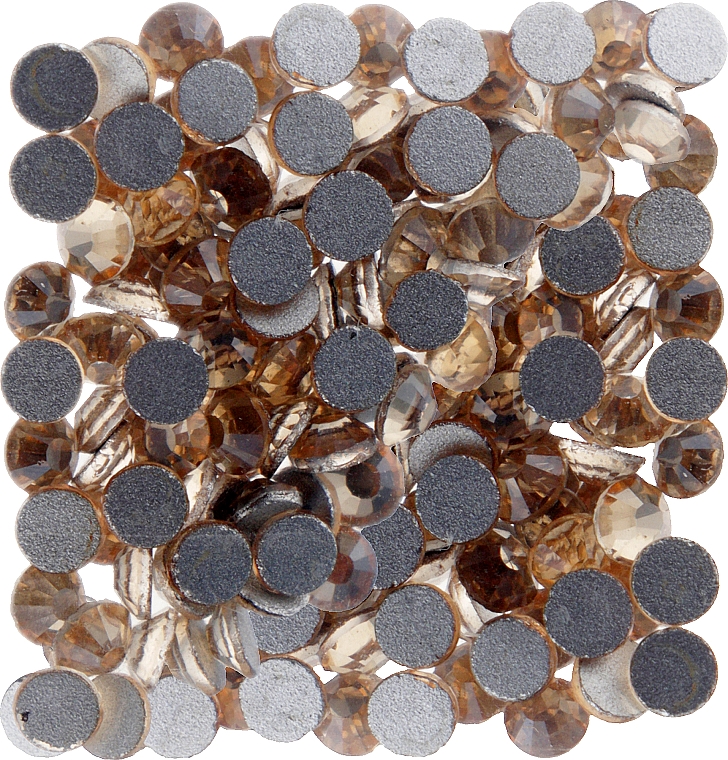 Декоративні кристали для нігтів "Crystal Golden Shadow", розмір SS 10, 100 шт. - Kodi Professional — фото N1