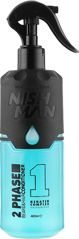 Кондиционер 2-х фазный для волос и бороды - Nishman Beard & Hair 2 Phase Conditioner — фото N1