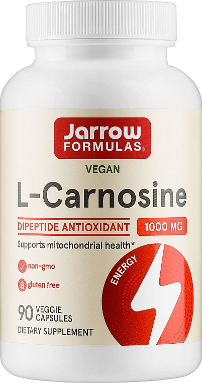 Харчові добавки - Jarrow Formulas L-Carnosine — фото N1