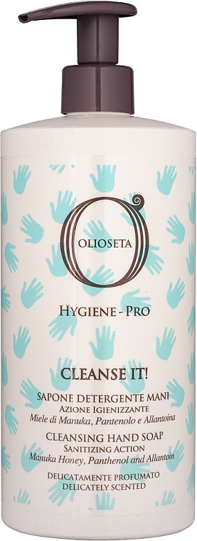 Рідке антибактеріальне мило для рук - Olioseta Hygiene-Pro Cleanse It! Cleansing Hand Soap — фото N1