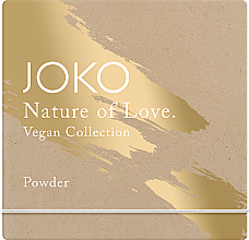 Духи, Парфюмерия, косметика Пудра для лица - Joko Nature Of Love Vegan Collection Powder