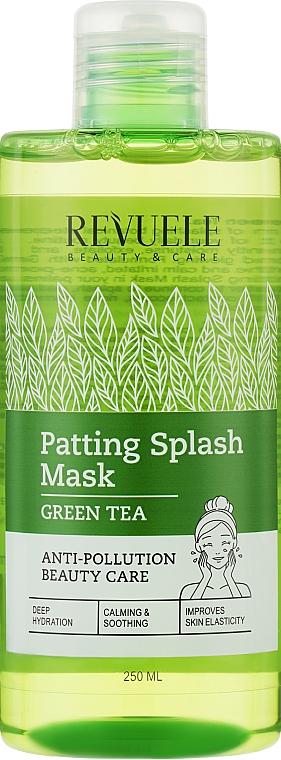 Маска для лица "Зеленый чай" - Revuele Patting Splash Mask Green Tea — фото N1