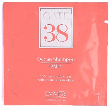 Шампунь для ежедневного ухода за волосами - Emmebi Italia Gate 38 Wash Ocean Shampoo Daily (пробник) — фото N1