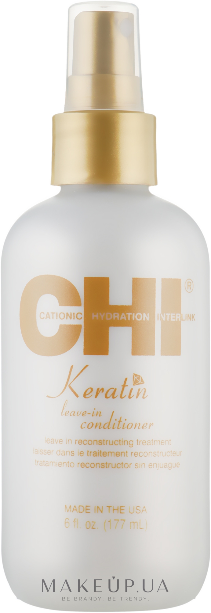 Незмивний кератиновий кондиціонер для волосся - CHI Keratin Weightless Leave in Conditioner — фото 177ml