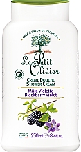Крем для душу - Le Petit Olivier Shower Cream Blackberry Violet  — фото N1