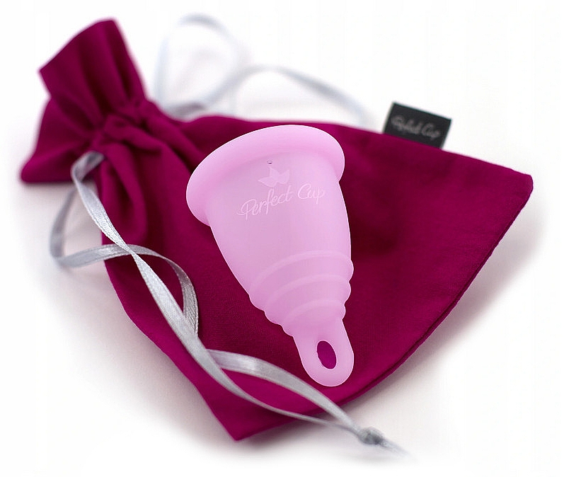 Менструальная чаша без картонной упаковки, розовая, размер M - Perfect Cup Zero Waste — фото N1