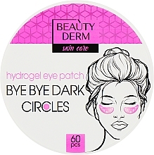 Парфумерія, косметика Рожеві гідрогелеві патчі - Beauty Derm Bye Bye Dark Circles Hydrogel Eye Patch