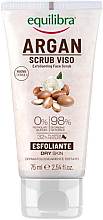 Аргановый скраб для лица - Equilibra Argan Scrub Viso Esfoliante — фото N2