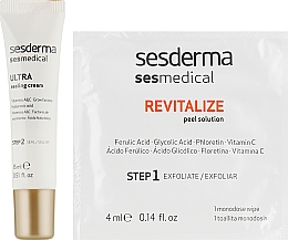 Пилинг-программа для осветления лица - Sesderma Sesmedical Revitalize Personal Peeling Program (cr/15ml + wipe/4x4ml) — фото N2