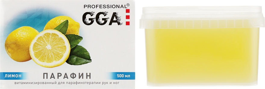 Витаминизированный парафин "Лимон" - GGA Professional — фото N1