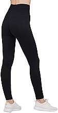 Леггинсы женские "LEGGINGS RIB", black - Giulia — фото N2