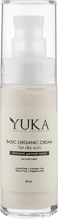 Крем для сухої шкіри обличчя "Basic Organic" - Yuka Basic Organic Cream — фото N1