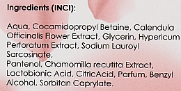 Пінка для інтимної гігієни з пантенолом та рослинними екстрактами - Chudesnik — фото N8