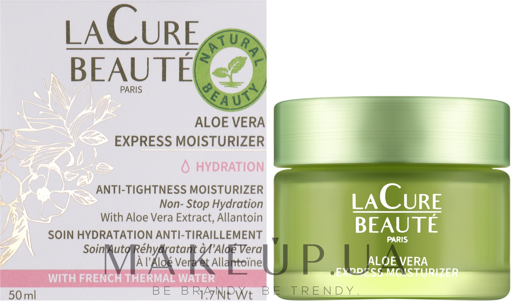 Гель для обличчя - LaCure Beaute Aloe Vera Express Moisturizer — фото 50ml