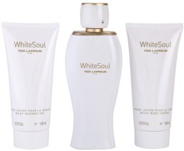 Духи, Парфюмерия, косметика Ted Lapidus White Soul - Набор (edp/100ml + b/cr/100ml + sh/gel/100ml)