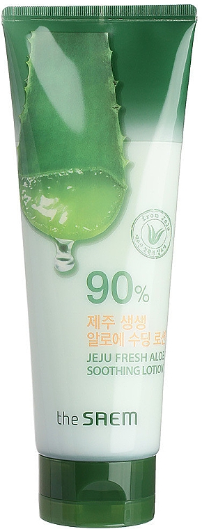 Лосьон для тела с алоэ - The Saem Jeju Fresh Aloe Soothing Lotion 90%  — фото N1