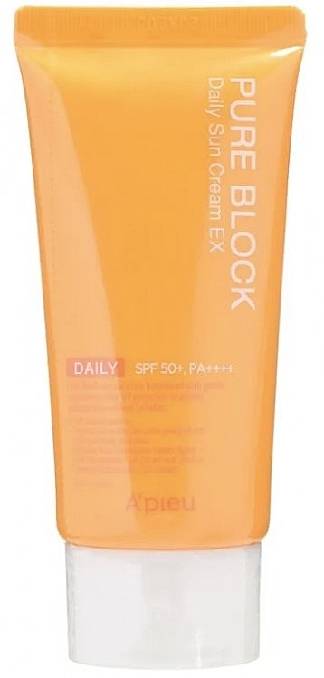 Солнцезащитный крем для лица - A'pieu Pure Block Daily Sun Cream EX SPF50+, PA++++ — фото N1