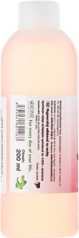 Рідина для зняття лаку - Bione Cosmetics Regenerative Nail Polish Remover — фото N2