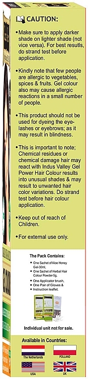 Фарба для волосся - Indus Valley Gel Colour — фото N3