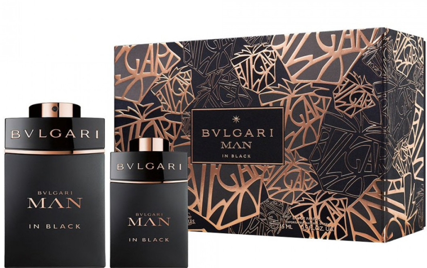 Bvlgari Man In Black - Набор (edp/60ml + edp/15ml) — фото N1