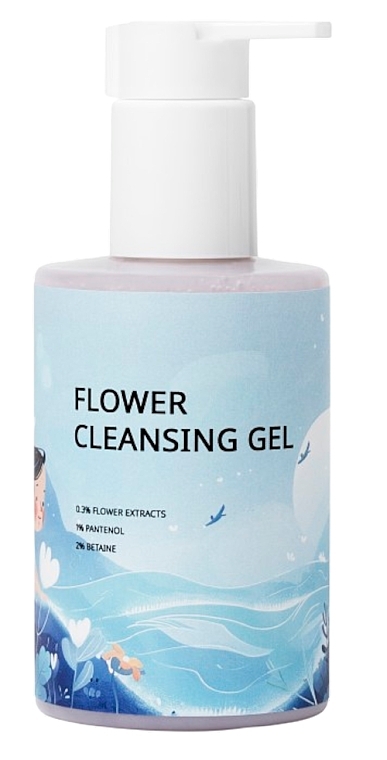 Ніжний гель для очищення лиця з квітковими екстрактами - SkinRiches Bakuchiol Flower Cleansing Gel  — фото N1