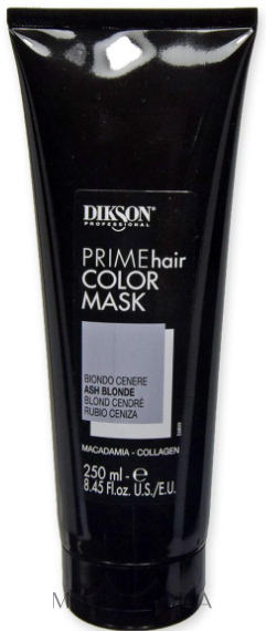 Цветная маска для волос 3 в 1 - Dikson Prime Hair Color Mask — фото Biondo Cenere