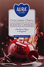 Набор чайных свечей "Шоколадная вишня" - Bispol Chocolate Cherry Scented Candles — фото N2