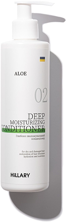 Набір для сухого типу волосся - Hillary Aloe Deep Moisturizing (cond/250ml + shamp/250ml) — фото N4