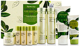 Парфумерія, косметика Набір - Farmstay Green Tea Seed Pure Skin Care (ton150ml + ton/30ml + em/150ml + em/30ml + cr/50g + f/foam/180ml + bb/cr/40g + ess/30ml + eye/cr/30ml)