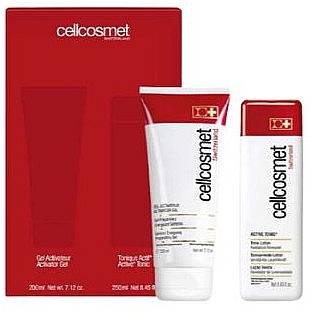 Набір - Cellcosmet Duo Set (f/tonic/250ml + f/gel/200ml) — фото N1