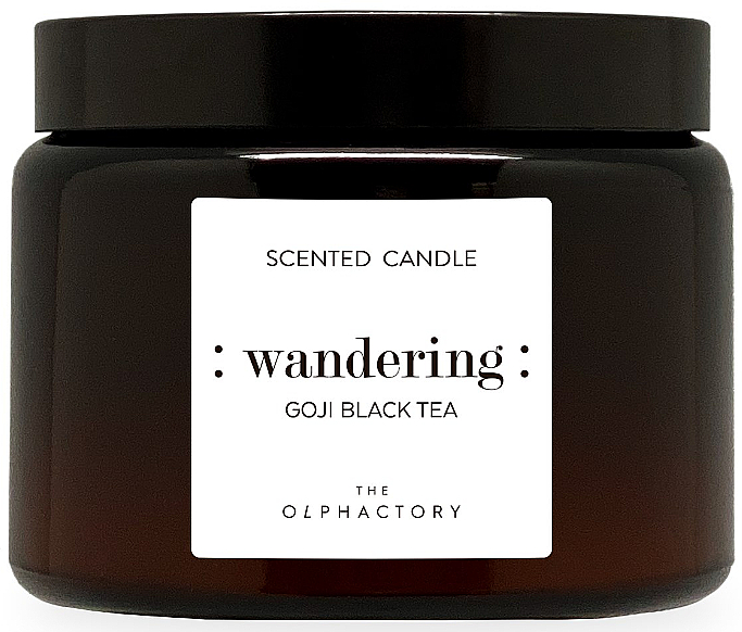 Ароматическая свеча в банке - Ambientair The Olphactory Goji Black Tea Scented Candle — фото N2