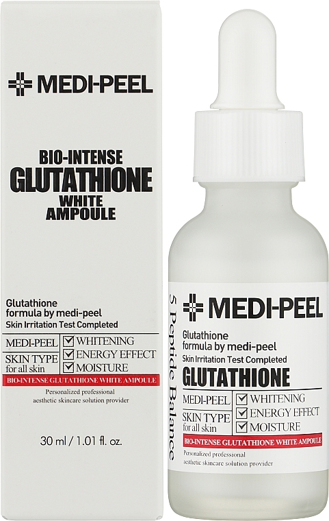 УЦЕНКА Осветляющая ампульная сыворотка с глутатионом - Medi Peel Bio-Intense Gluthione 600 White Ampoule * — фото N2