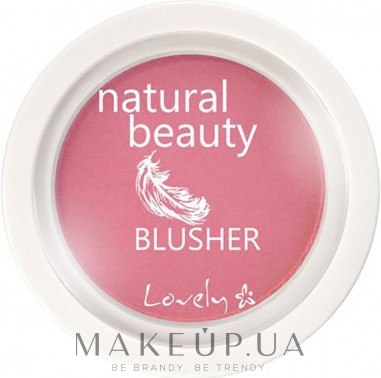 Компактные румяна для лица - Lovely Natural Beauty Blusher — фото 02