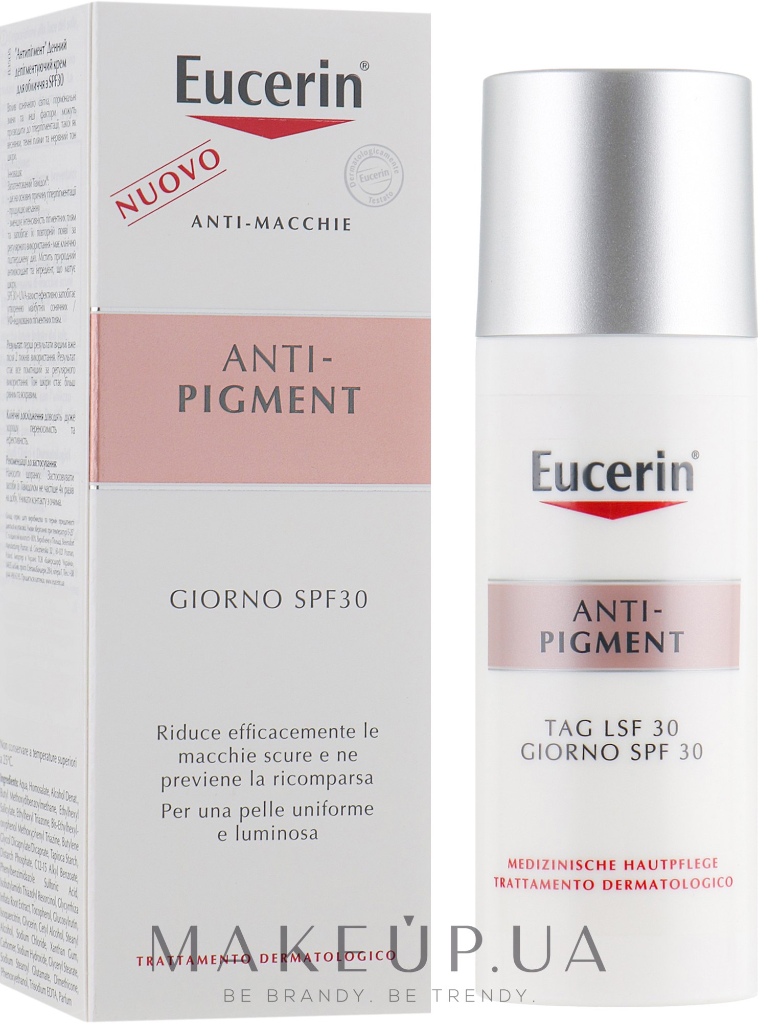 Дневной депигментирующий крем для лица - Eucerin Anti-Pigment Day Care Cream SPF30 — фото 50ml