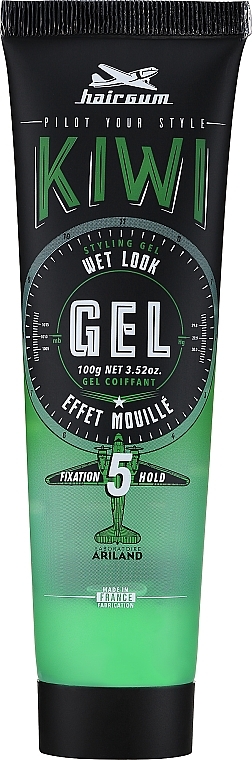 Гель для стайлінгу з екстрактом ківі - Hairgum Kiwi Fixing Gel — фото N3