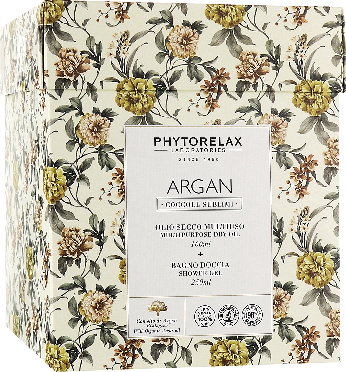 Набор - Phytorelax Laboratories Argan (s/g/250ml + h/oil/100ml) — фото N1