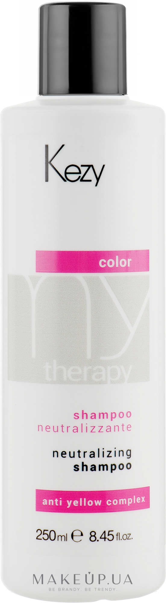 Шампунь для волос нейтрализирующий желтизну - Kezy MyTherapy Post Color Neutralizing Shampoo — фото 250ml