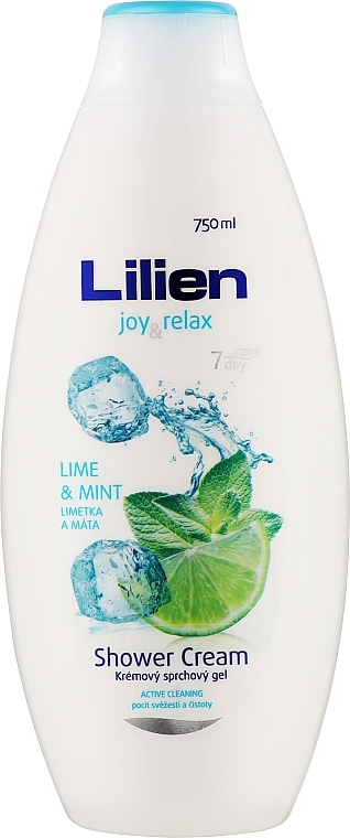 Крем-гель для душу "Лайм і м'ята" - Lilien Lime & Mint Shower Gel — фото N1