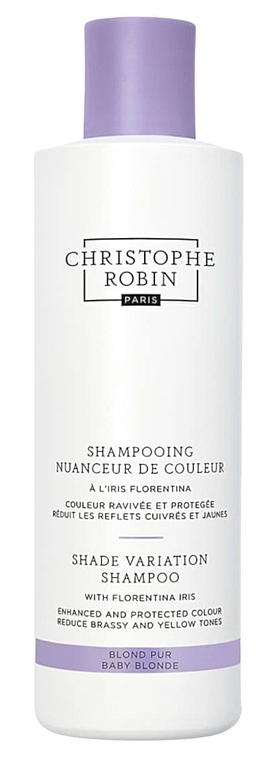 Шампунь для волос с флорентийским ирисом - Christophe Robin Shade Variation Shampoo Blond Pur Baby Blonde  — фото N1