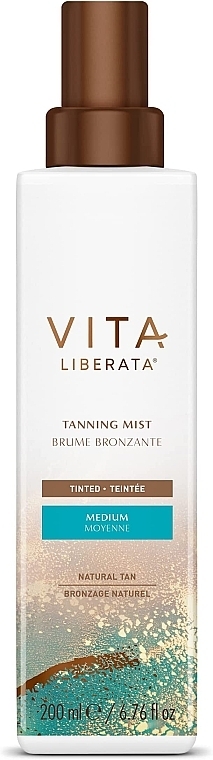 Спрей для автозасмаги - Vita Liberata Tinted Tanning Mist Medium — фото N1