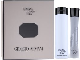 Духи, Парфюмерия, косметика Giorgio Armani Code Luna - Набор (edt/75ml + b/foam/200ml)