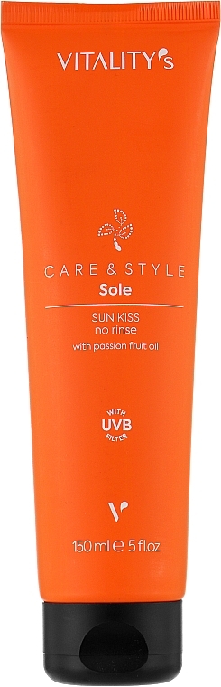 Крем для волос защитный несмываемый - Vitality's C&S Sole Sun Kiss Crema — фото N1