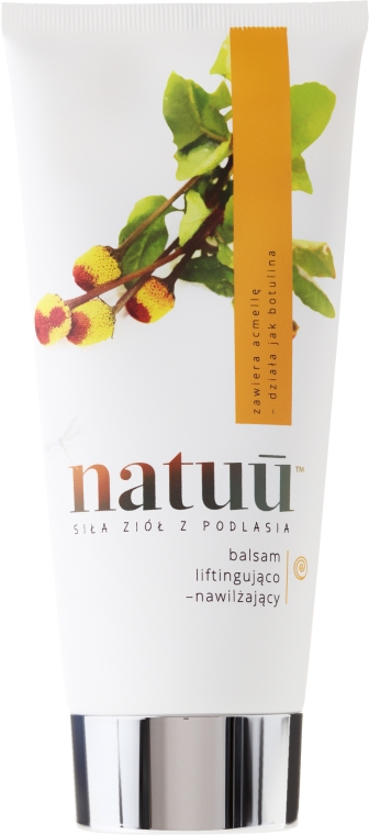 Зволожувальний бальзам-ліфтинг для тіла з екстрактом акмели - Natuu SuperLift Body Balm — фото N1