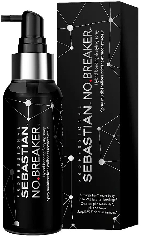 Гібридний спрей для фіксації та укладання волосся - Sebastian Professional No.Breaker Anti-Breakage Hybrid Fixation and Styling Spray — фото N2