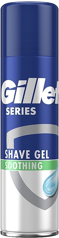 УЦІНКА Гель для гоління для чутливої шкіри - Gillette Series Sensitive Skin Shave Gel for Men * — фото N2