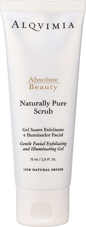 Скраб для лица - Alqvimia Naturally Pure Scrub Gentle Facial Exfolianting Gel — фото N1