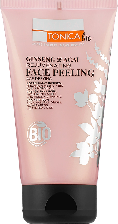 Пілінг для обличчя "Женьшень і асаї", оновлювальний - Natura Estonica Ginseng & Acai Face Peeling